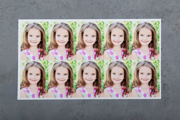 10er Fotosticker