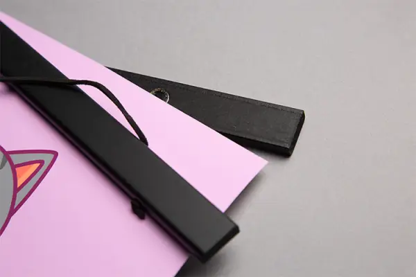 Posterleiste 42 cm Schwarz