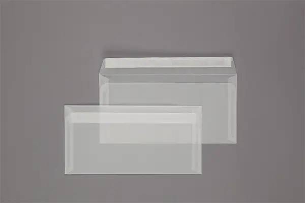 Umschlag 110 x 220 mm - Transparent