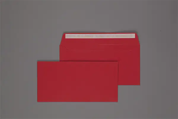 Umschlag 110 x 220 mm - Rot