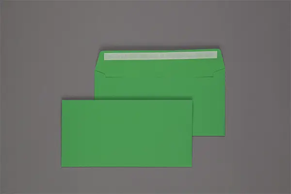 Umschlag 110 x 220 mm - Grün