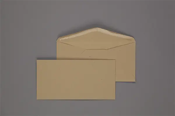 Umschlag 110 x 220 mm - Kraftpapier