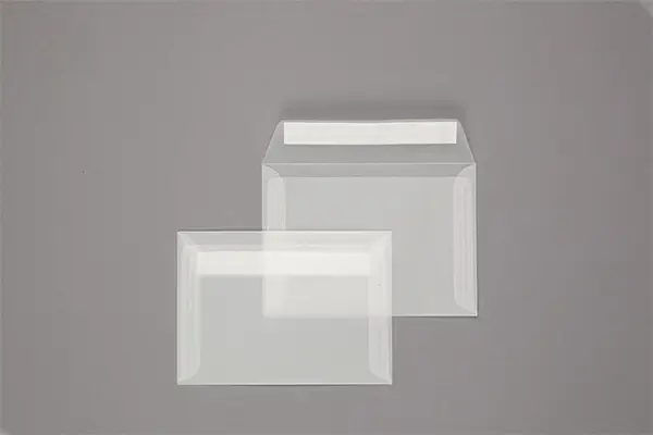 Umschlag 114 x 162 mm - Transparent