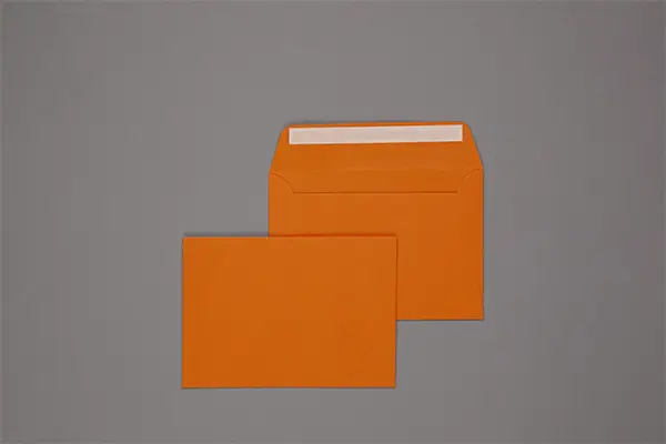 Umschlag 114 x 162 mm - Orange