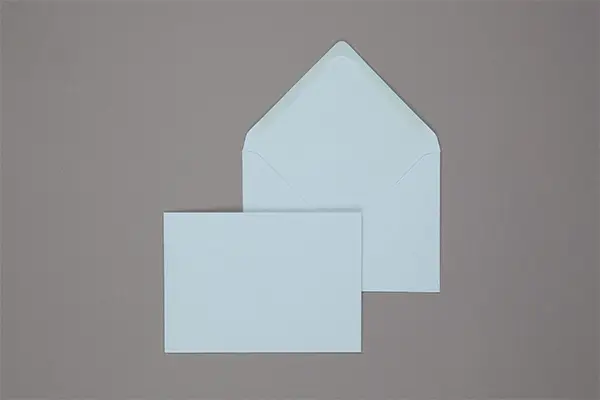 Umschlag 114 x 162 mm - Blau