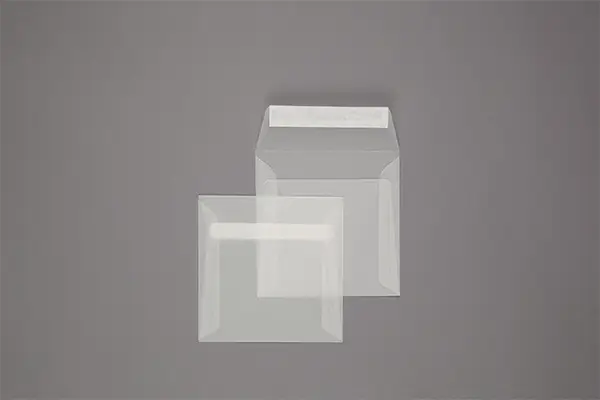 Umschlag 160 x 160 mm - Transparent