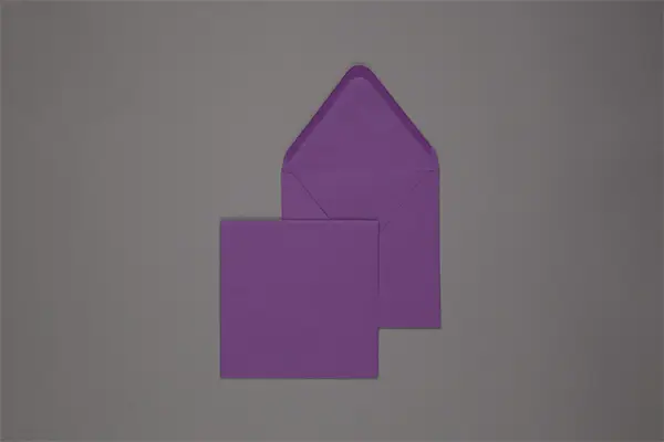 Umschlag 160 x 160 mm - Violett