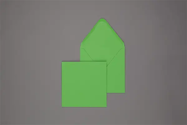 Umschlag 160 x 160 mm - Grün