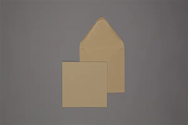 Umschlag 160 x 160 mm - Kraftpapier