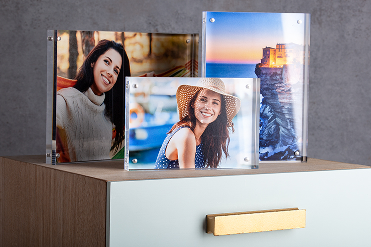 Fotoblock aus Bambusholz