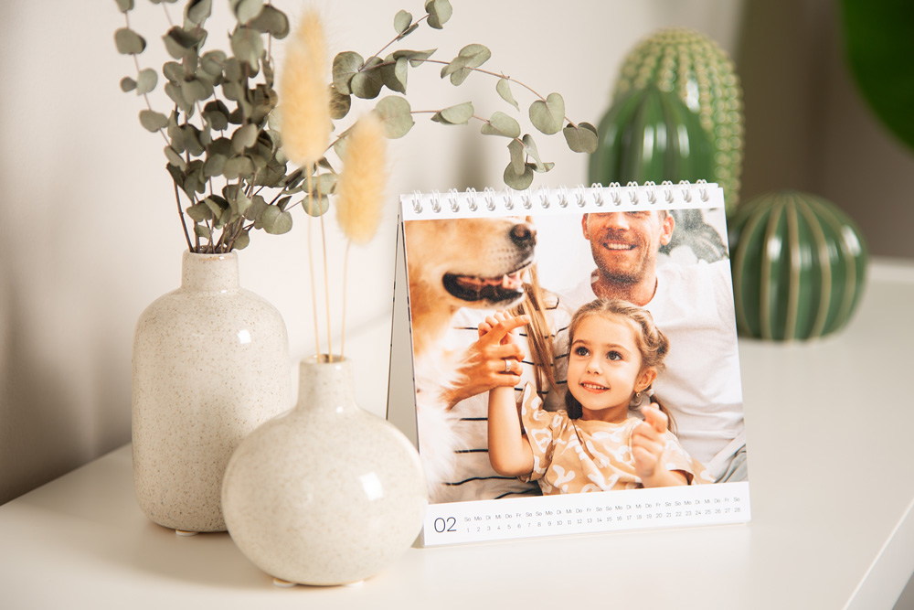 Tischkalender mit eigenen Fotos gestalten