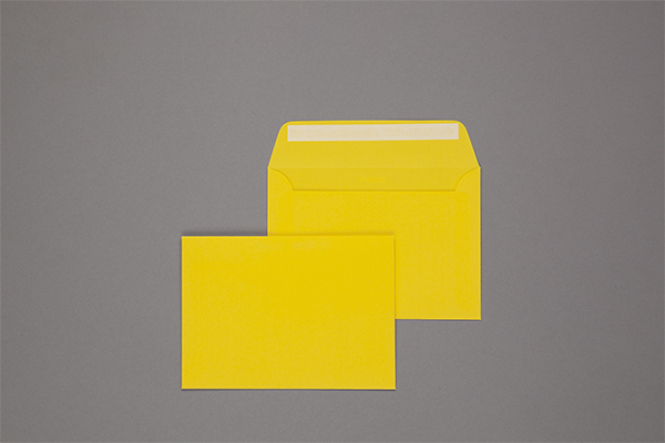 Umschlag 114 x 162 mm - Gelb